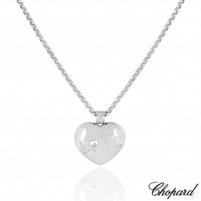 Chopard White Gold Happy Diamonds Pendant 79/2850-20